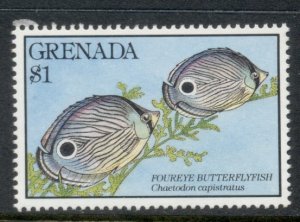 Grenada 1990 Pictorial, Marine Life Fish $1 MUH