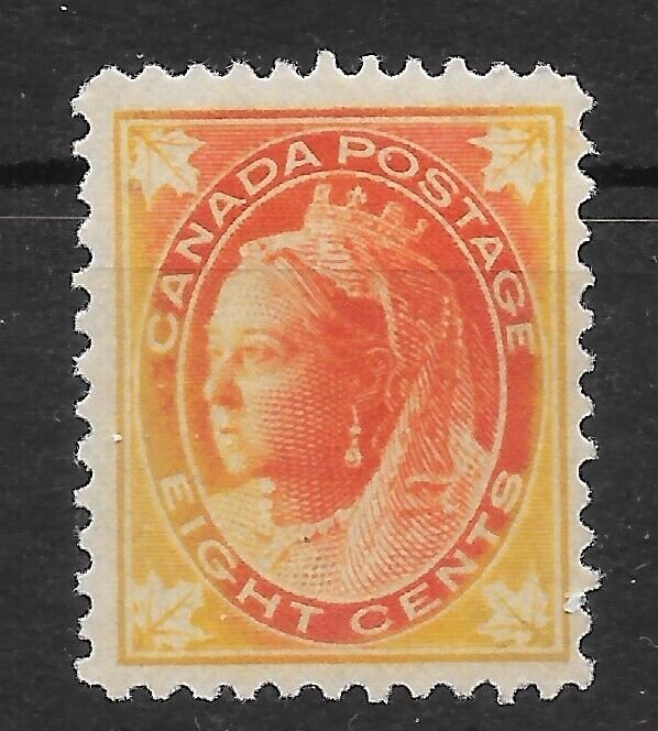 CANADA SG148 1897 8c ORANGE MTD MINT