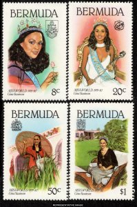 Bermuda Scott 397-400 Mint never hinged.