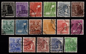 Germany [British/US/Russia Zone] 1947 Gardener & var., Set [Used]