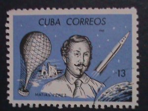 ​CUBA- VERY OLD CUBA FAMOUS PERSON STAMPS USED- VF WE SHIP TO WORLD WIDE.