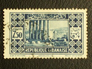 Lebanon Scott #129 used