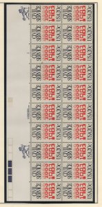 Scott # 2053 PB and strip of 20 MNH