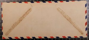 Scott C25 - 6 Cents Cargo Plane FDC Plate Block Crosby Double Cachet Seldom Seen