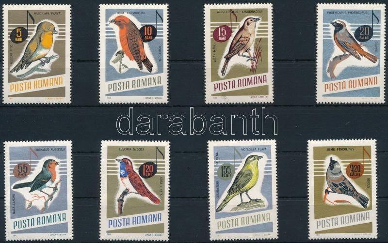 Romania stamp Songbird set 1966 MNH Mi 2500-2507 WS240352