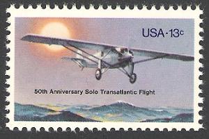 US Cat # 1710, Lindbergh Flight, MNH*