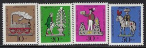 Germany B450-53 MNH LOCOMOTIVES C926-2