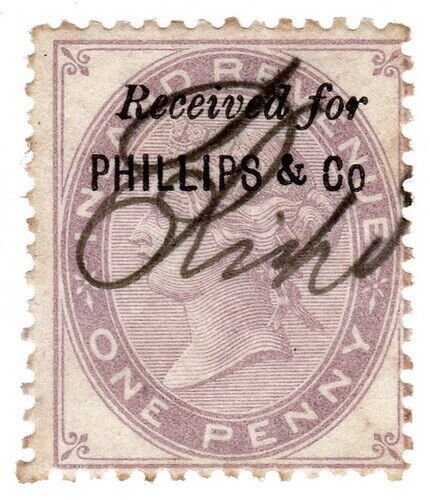 (I.B) QV Commercial Overprint : Phillips & Co 