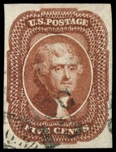 momen: US Stamps #12 Used PSE Cert