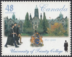 Canada 2002 MNH Sc 1943 48c University of Trinity College