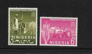 Nigeria 1963 FAO freedom from Hunger campaign MNH 