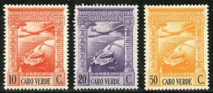 Cape Verde Scott C1-C3 Unused HOG - 1938 Air Posts - SCV $1.80