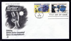 US 1557 Mariner Ten Combo Artcraft U/A FDC