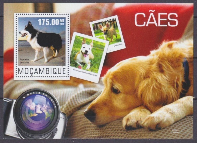 2014 Mozambique 7624/B964 Dogs 10,00 €
