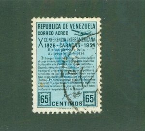 VENEZUELA C584 USED BIN $1.00