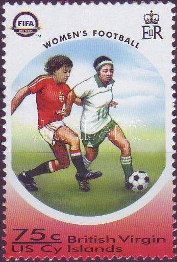 British Virgin Islands stamp 100th anniversary of FIFA, womens football WS15591