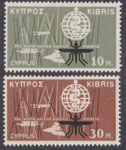 Cyprus Sc #204-205 Mint Hinged