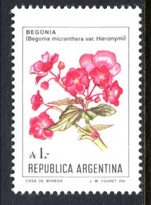 Argentina 1524 Flower MNH VF