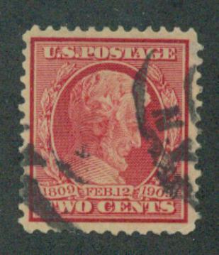 U.S. Scott  367 FVF Used 2c Lincoln