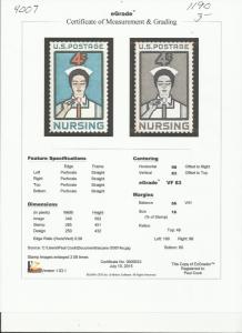 # 1190 MINT NEVER HINGED STUDENT NURSING     VF+