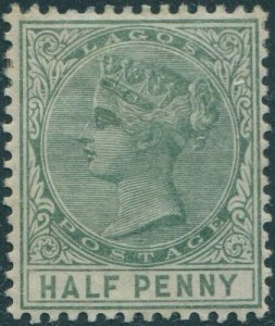 Lagos 1874 SG21 Â½d green QV MH