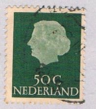 Netherlands 354 Used Queen Juliana 1953 (BP32731)