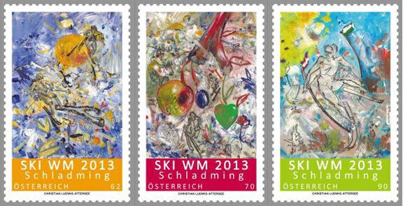 Scott #2416-8 Ski Championships MNH