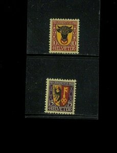 Switzerland SC# B10-11 MNH. Vst.66.50. Better Item