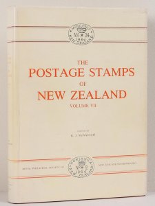 LITERATURE New Zealand The Postage Stamps of Vol 7. Pub by RPSNZ 1988. 