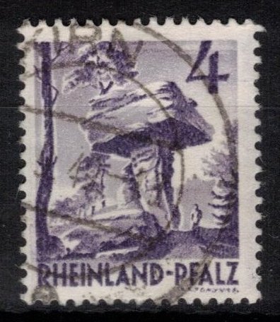 Germany - French Occupation - Rhine Palatinate - Scott 6N31