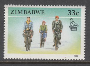 Zimbabwe 626 Bicycles MNH VF