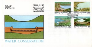 Bophuthatswana - 1988 Dams FDC SG 211-214