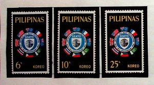 PHILIPPINES Sc 909-11 NH ISSUE OF 1964 - SEATO