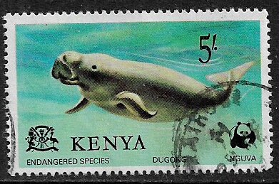Kenya #93 Used Stamp - Endangered Species - Dugong