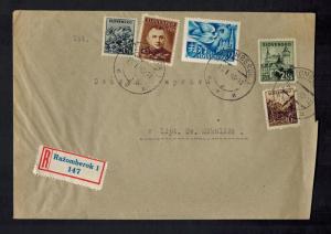 1943 Ruzomberok Slovakia Registered cover