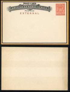 British Central Africa 2d External postcard