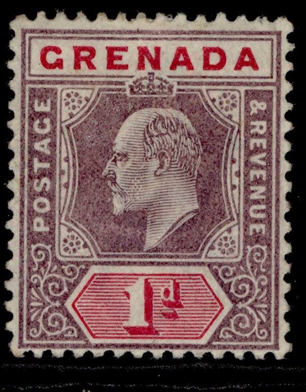 GRENADA EDVII SG58, 1d dull purple & carmine, M MINT. Cat £10. 