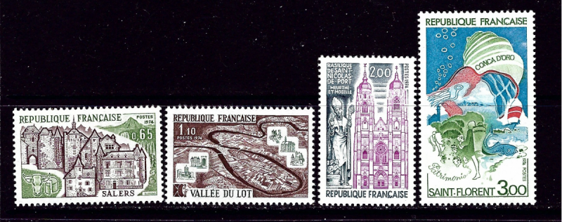 France 1403-06 Lightly Hinged 1974 set