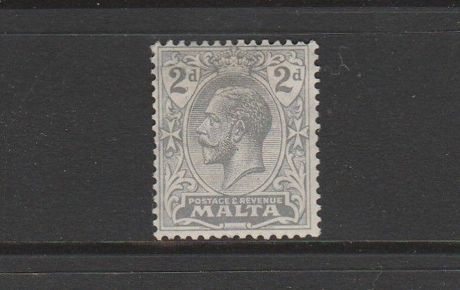 Malta 1921/22 Script CA 2d MM SG 100