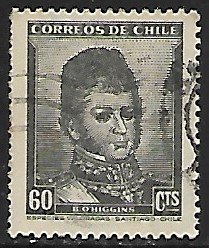 Chile # 252 - O'Higgins - used - [BRN7]