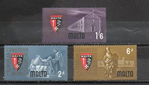Malta 300-302 MNH