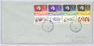 BRITISH ANTARCTIC TERRITORY Cover Argentine Islands Graham Land Biscoe 1971 ZK36