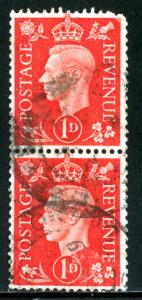 GREAT BRITAIN - SC #236 - USED PAIR - 1937 - Item GB138NS3