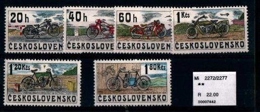 CZECHOSLOVAKIA - Motor Cycles - MNH