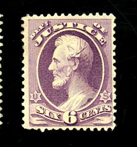 O28 MINT FVF OG HR Cat $310