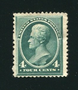 211 Andrew Jackson 4¢ Stamp NO GUM 1883  Perf 12