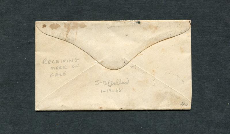 Postal History - Eaton NY 1863 Black Serified CDS Grid Cancel #65 Cover B0246