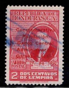 Honduras  Scott C189 Used 1951 overprinted Airmail stamp