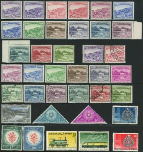 PAKISTAN Postage Asia Stamp Collection Used Mint LH OG