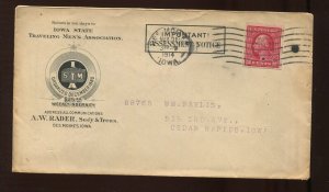 409 Schermack Used on Iowa State Traveling Men's ASSN Assessment Cover MG123